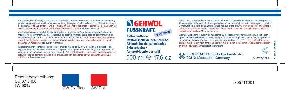 Gehwol FUSSKRAFT Callus Softener